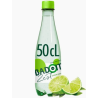 Eau gazeuse Badoit citron vert – Bouteille de 0.5 litre